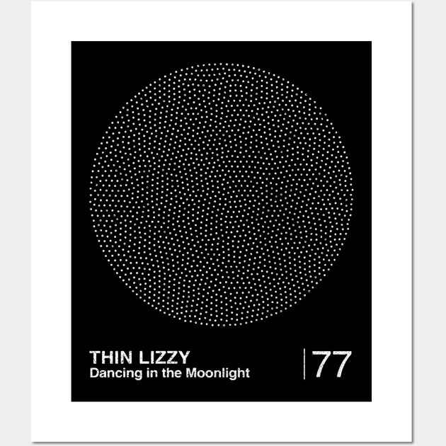 Thin Lizzy / Minimalist Graphic Artwork Design Wall Art by saudade